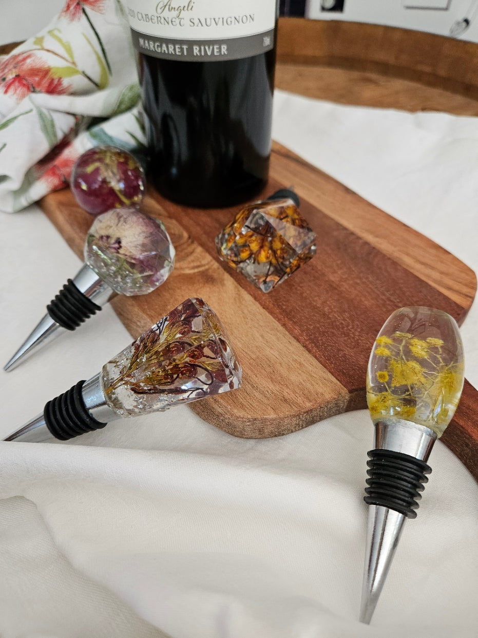 AUSTRALIAN NATIVE FLOWER BOTTLE STOPPERS