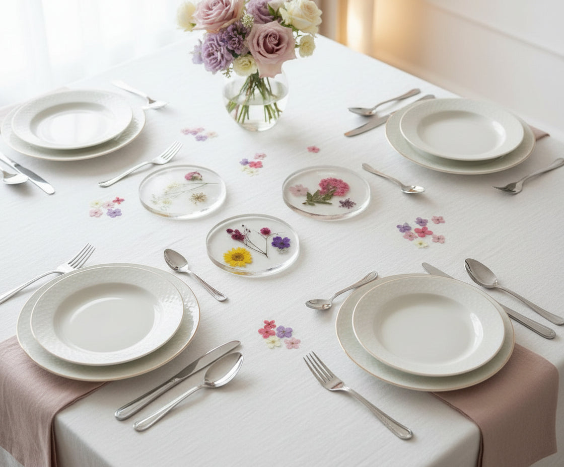 BOTANICAL COASTERS - Set of 4