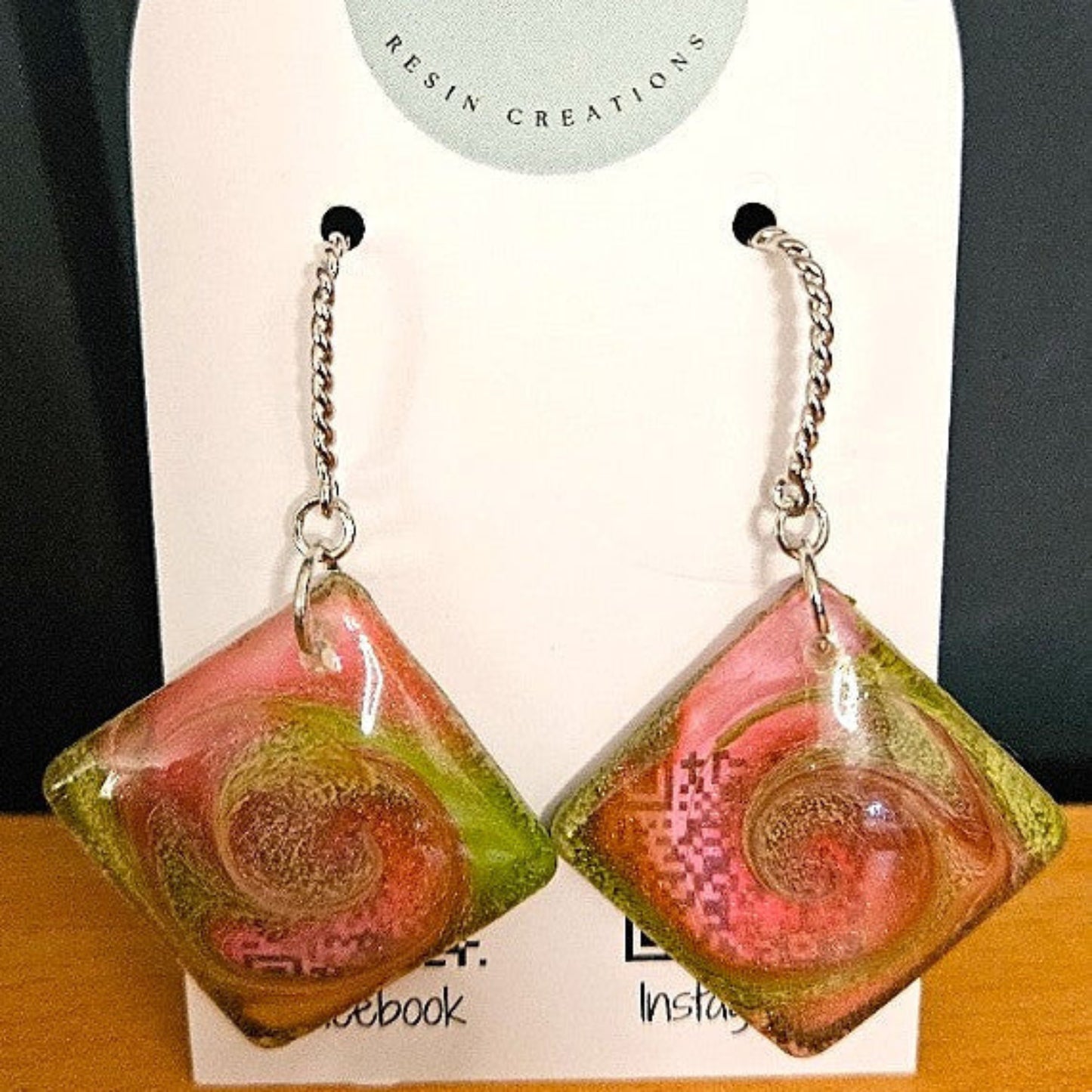 Offset Square Earrings - SHELL & OLIVE