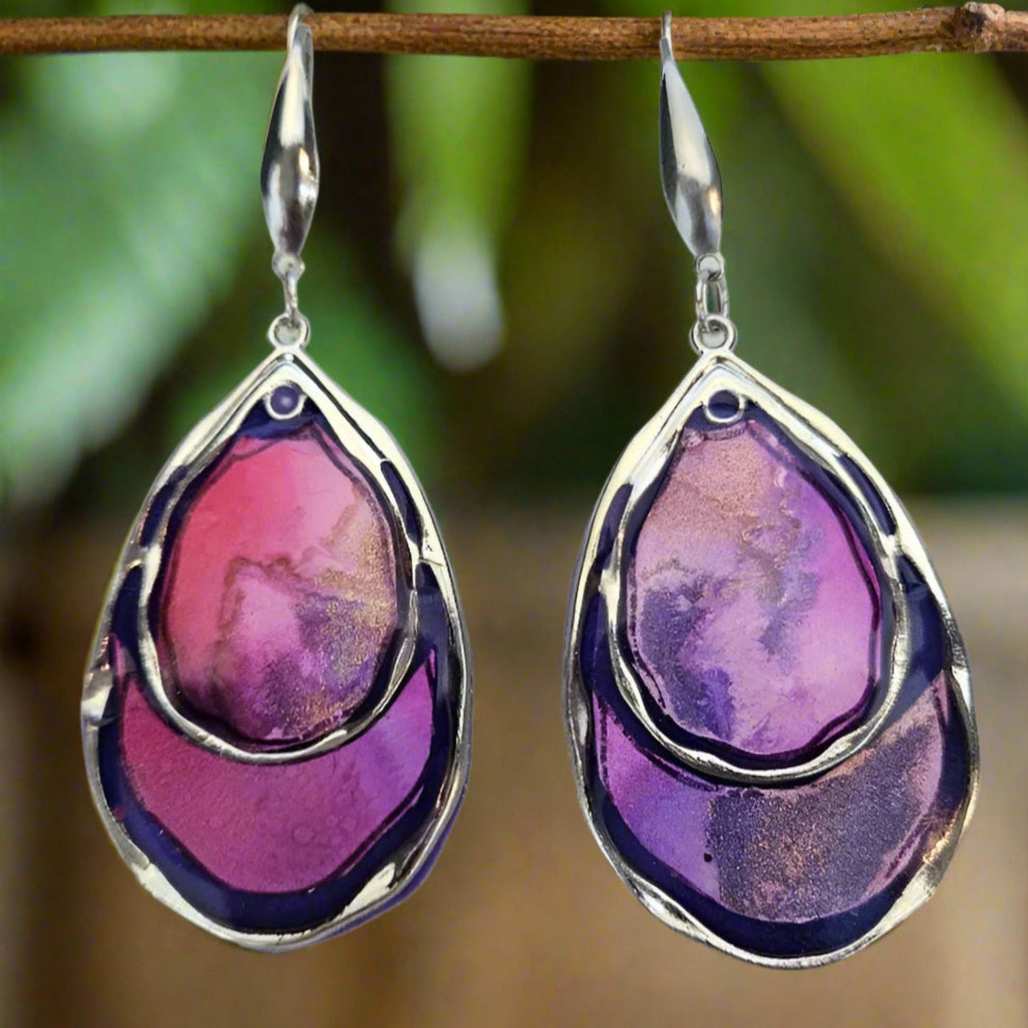 Teardrop Dangle Earrings - MYSTIC
