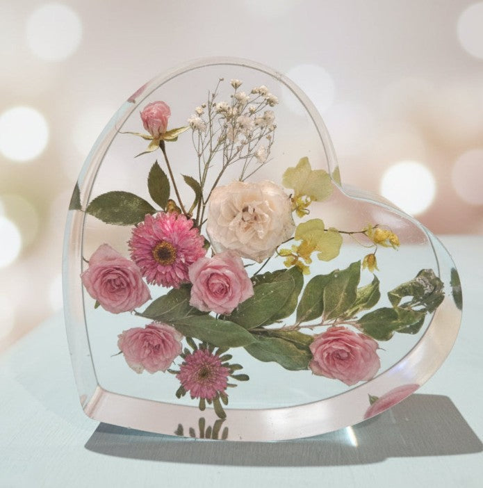 Heart Resin Keepsake — Enhanced