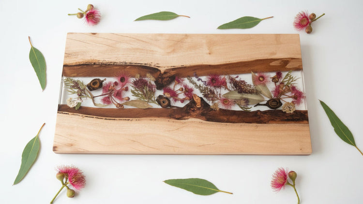 Riverboard Crafted with Australian Native Flora