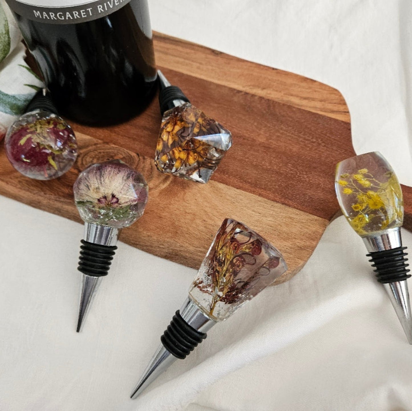 AUSTRALIAN NATIVE FLOWER BOTTLE STOPPERS