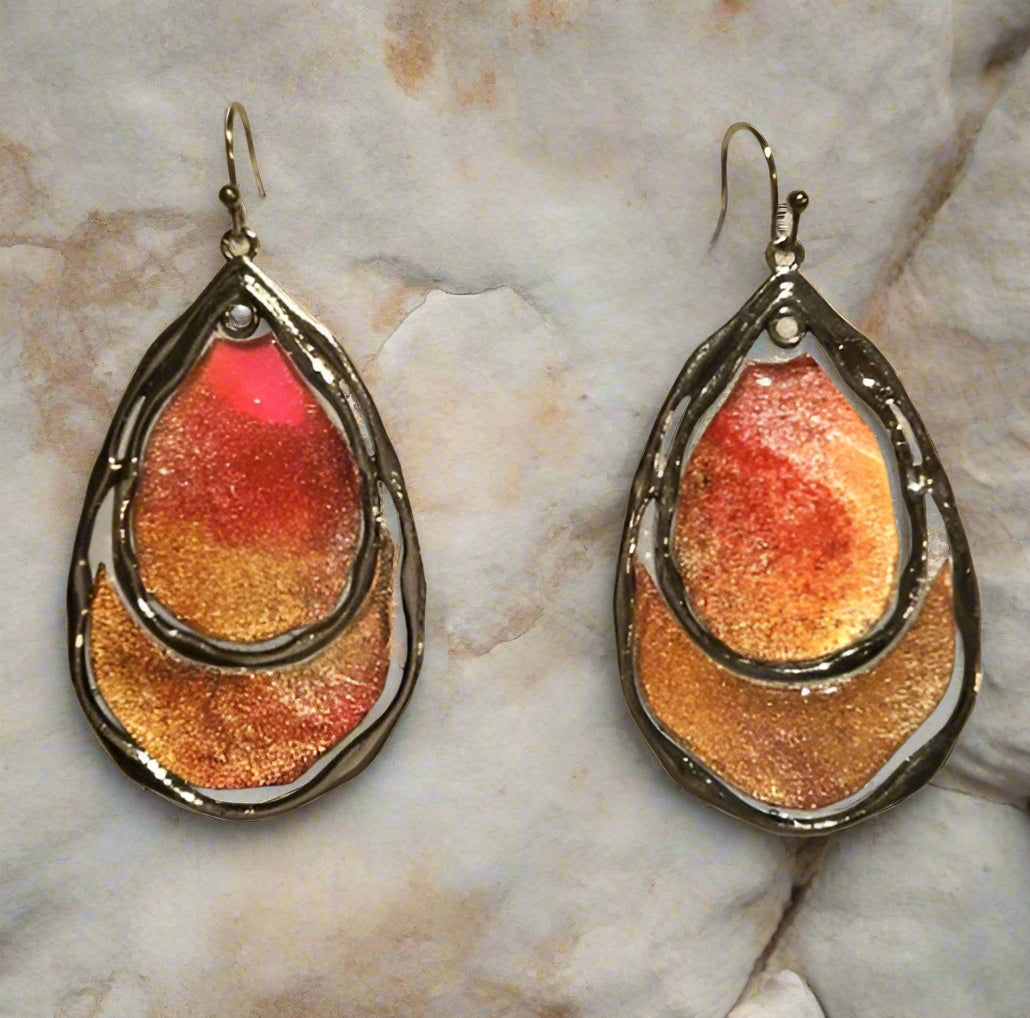 FLIP SIDE - Dangle Earrings - REVERSIBLE - LIMITED RELEASE