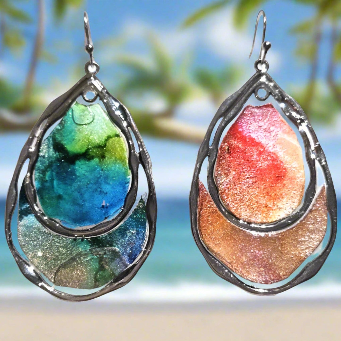 FLIP SIDE - Dangle Earrings - REVERSIBLE - LIMITED RELEASE