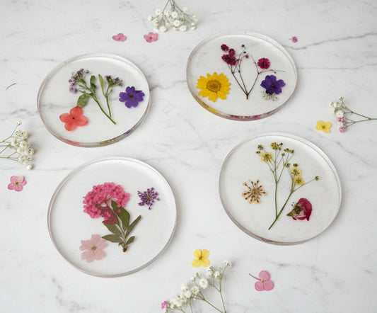 BOTANICAL COASTERS - Set of 4