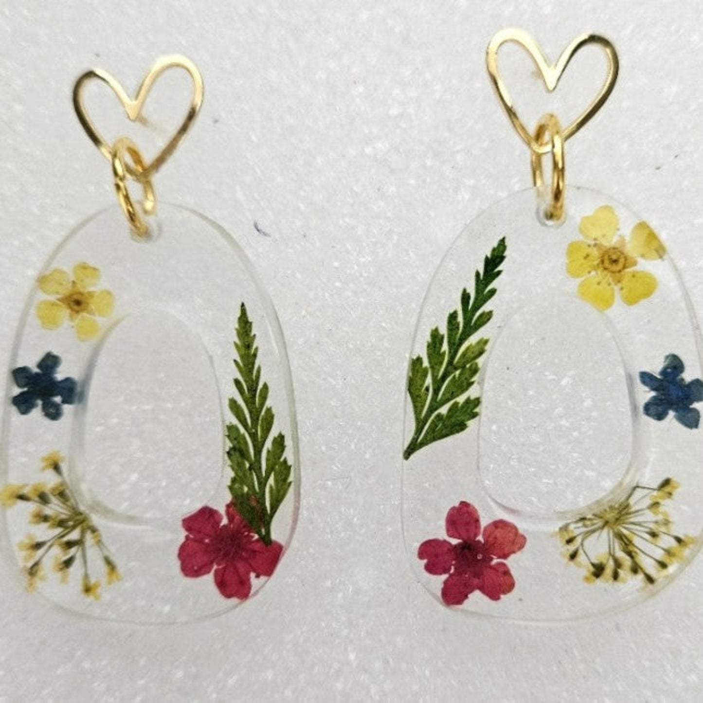 Abstract Botanical Earrings - COTTAGE GARDEN