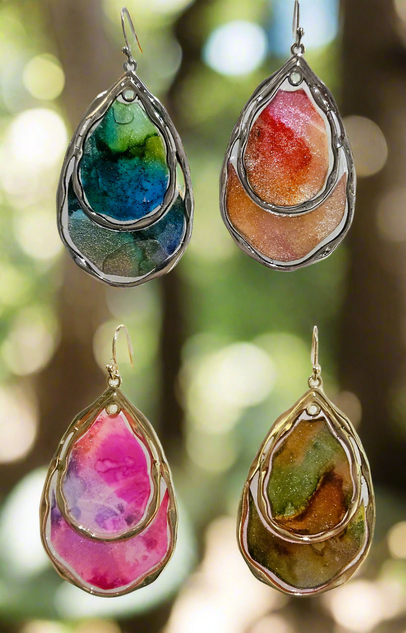 FLIP SIDE - Dangle Earrings - REVERSIBLE - LIMITED RELEASE