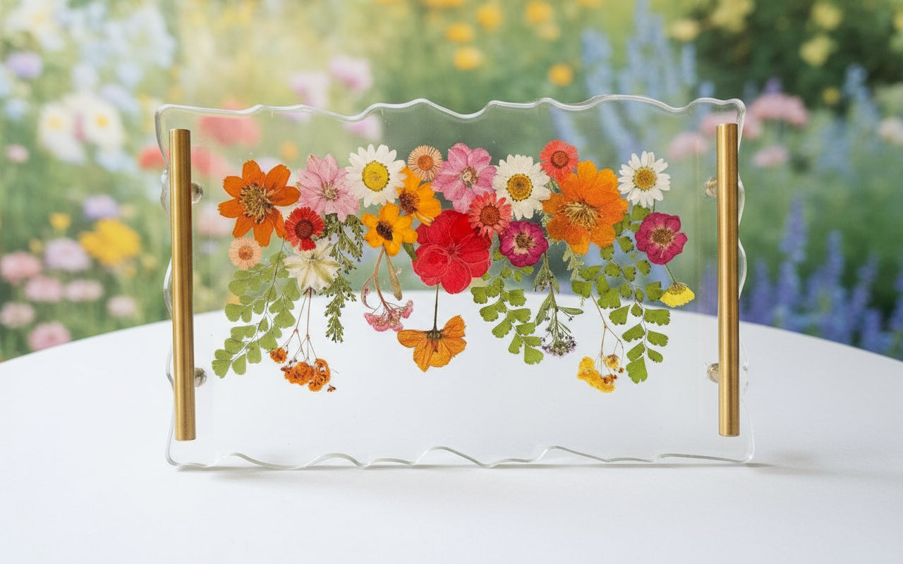 ENGLISH COUNTRY GARDEN Botanical Tray 30cm x 19cm