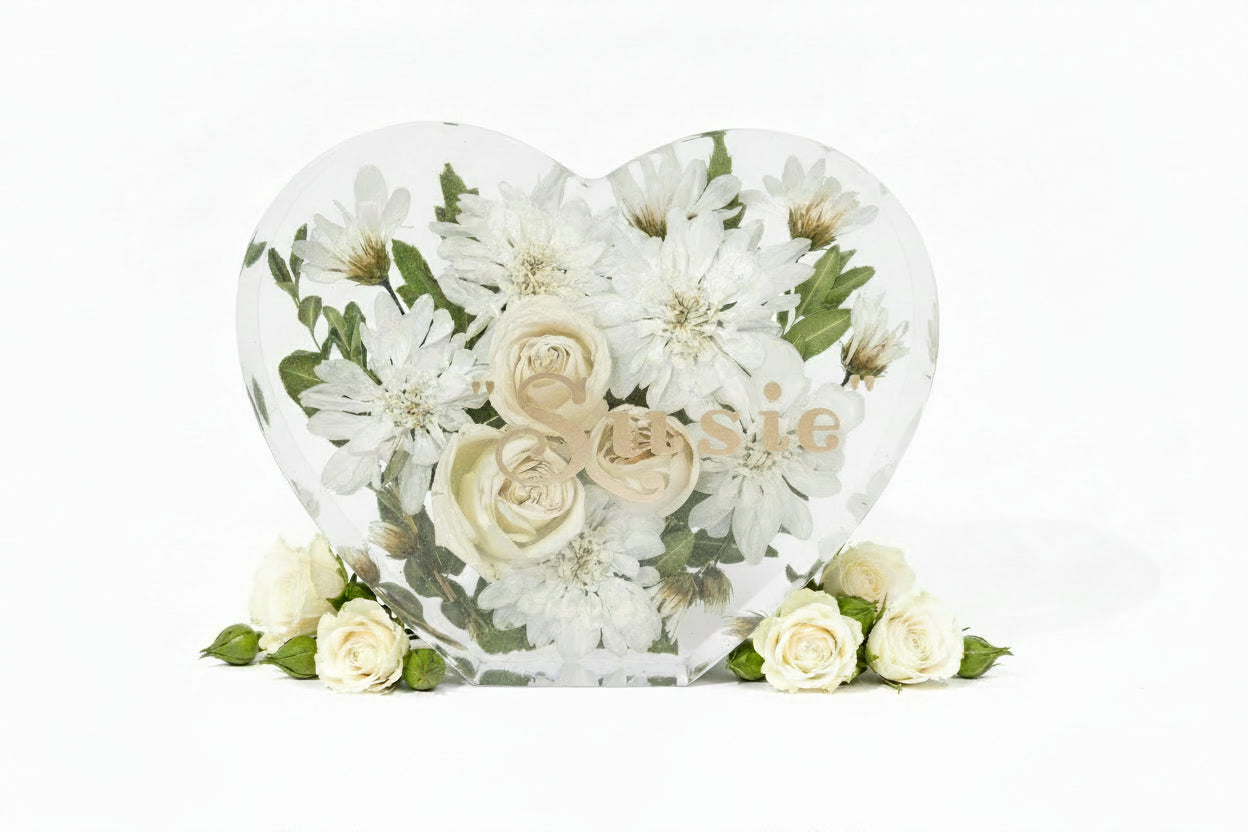 Forever Blooms - Heart Large - CUSTOM ORDER ONLY
