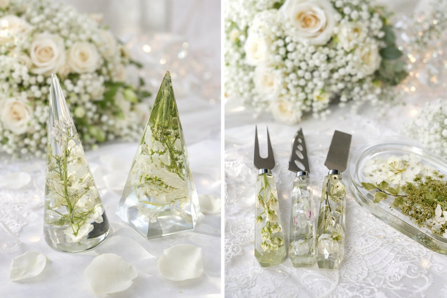 EVER AFTER BLOOMS - RING HOLDER - Large Geometric or Cone - CUSTOM MADE