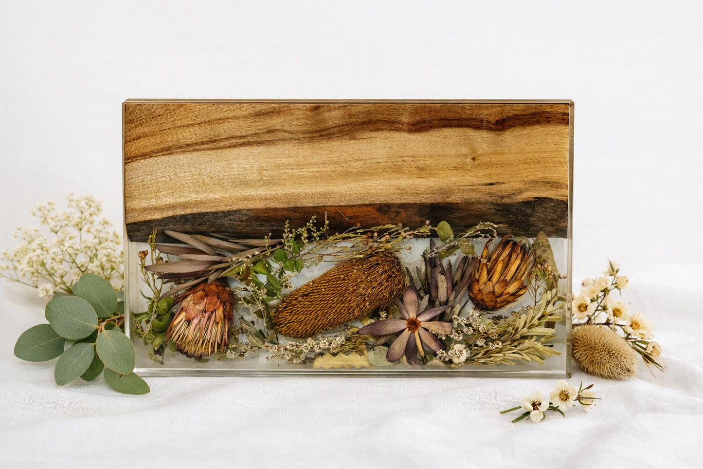 EVER AFTER BLOOMS BOTANICAL RIVERBOARD–  CUSTOM MADE - YOUR OWN FLOWERS