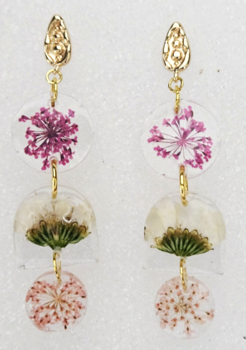 BOTANICAL DANGLE with STUD