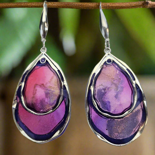 Teardrop Dangle Earrings - MYSTIC