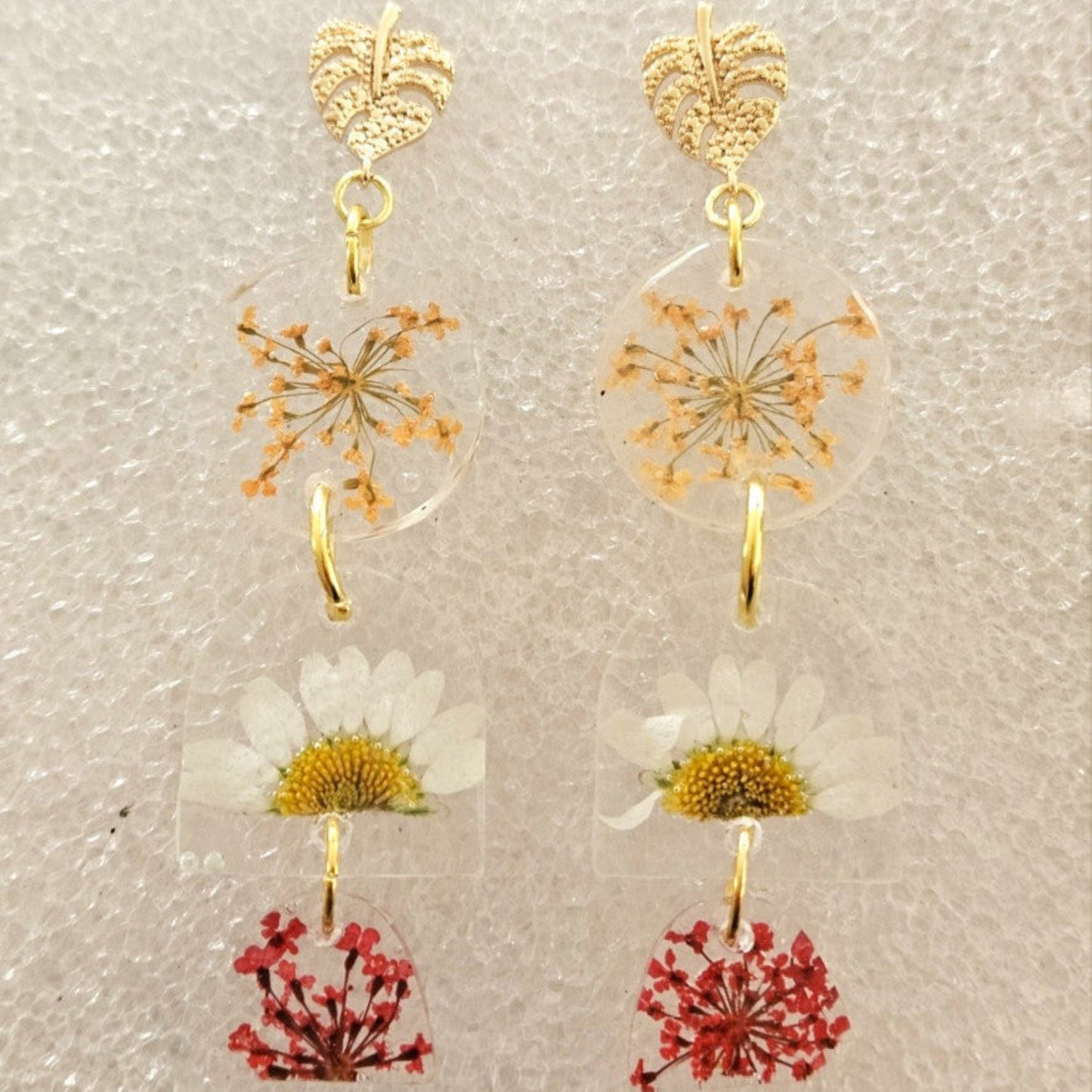 BOTANICAL DANGLE with STUD