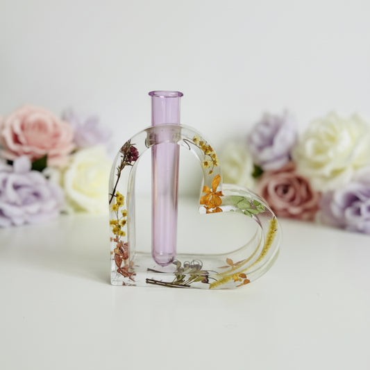 AUSTRALIAN NATIVE FLOWER - Propagation Vase Heart Shaped